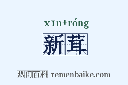 新茸是什么意思的图片
